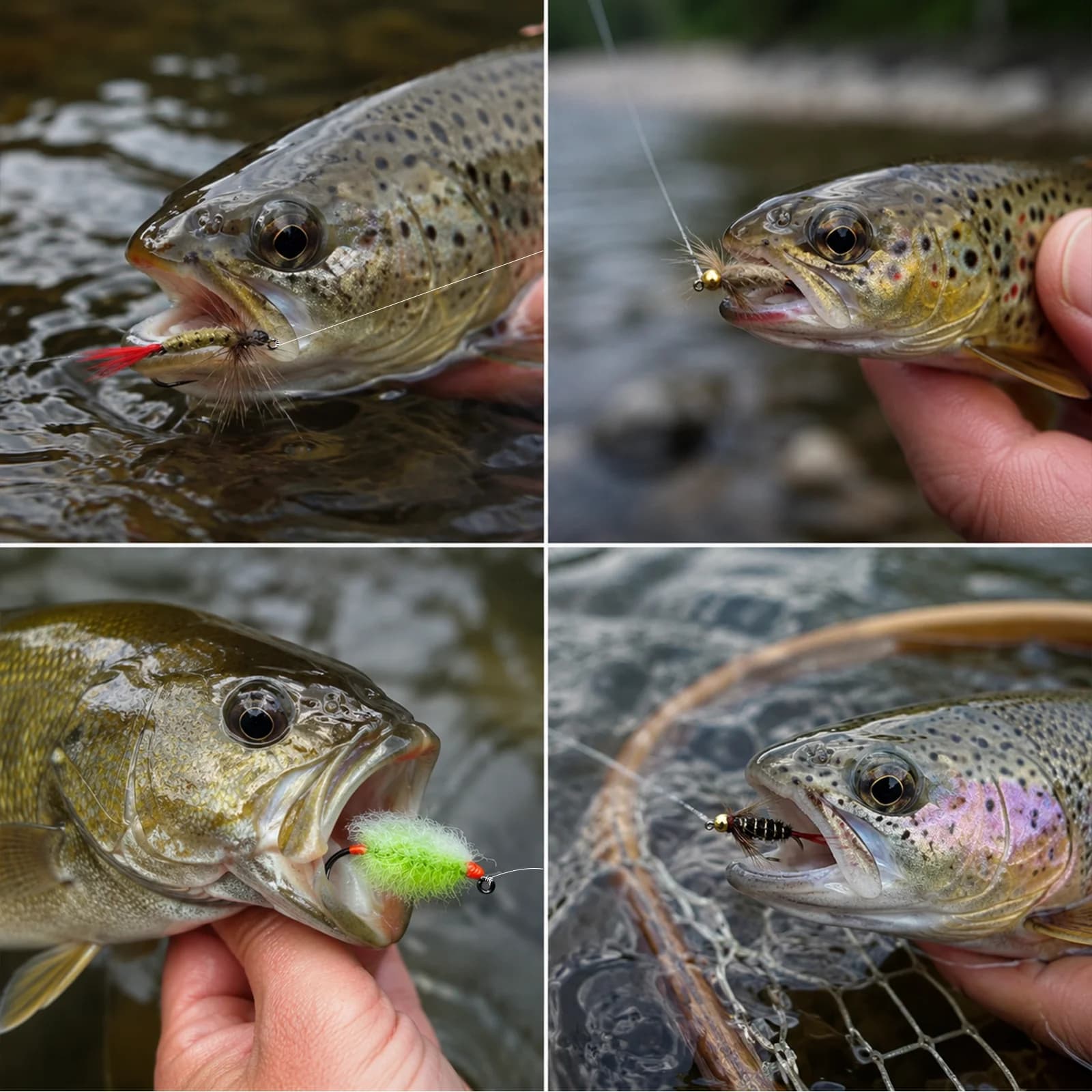 25-100 kpi barbless leveäkoukuisia jig-perhoja