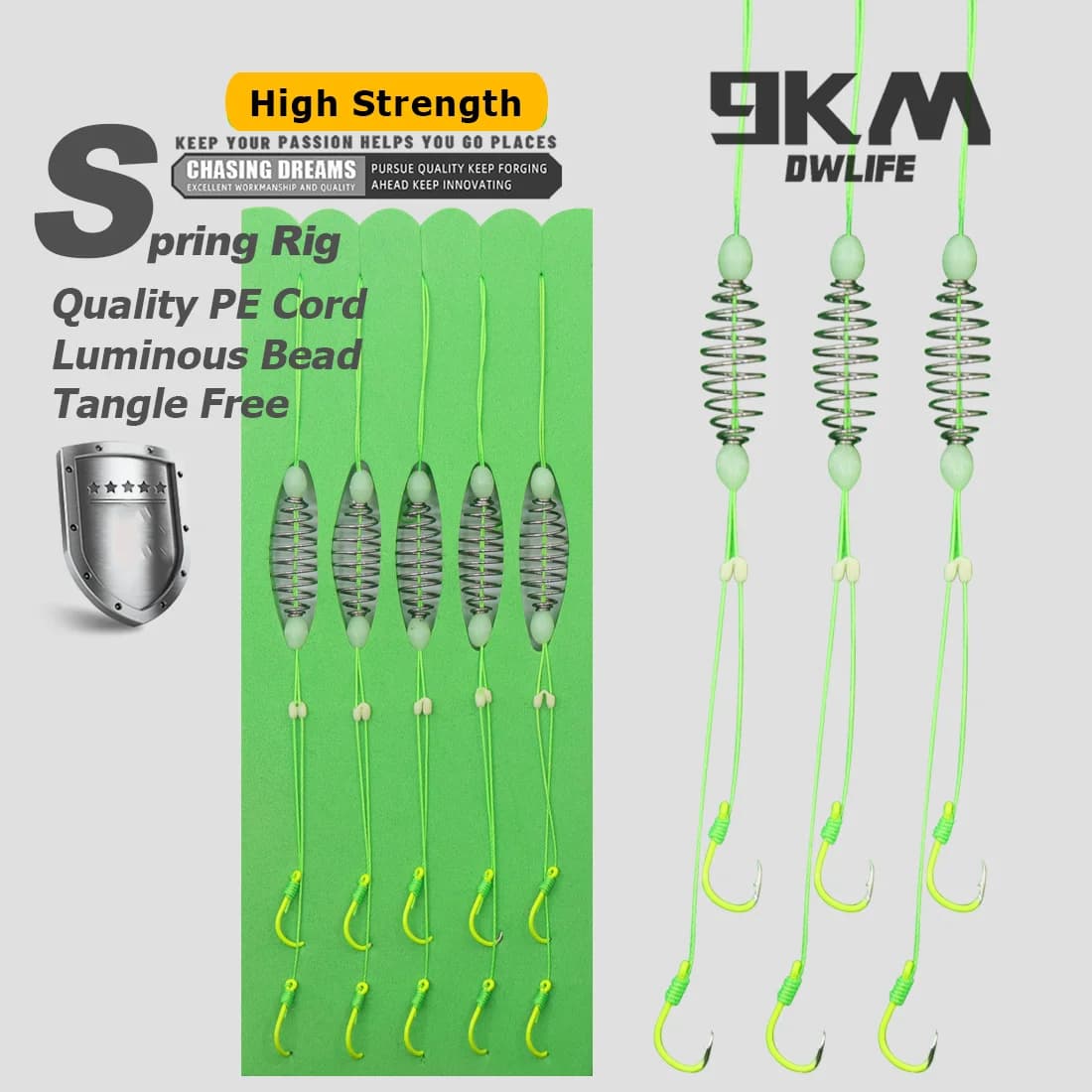 Spring Bait Cage Trap Hooks with Feeder