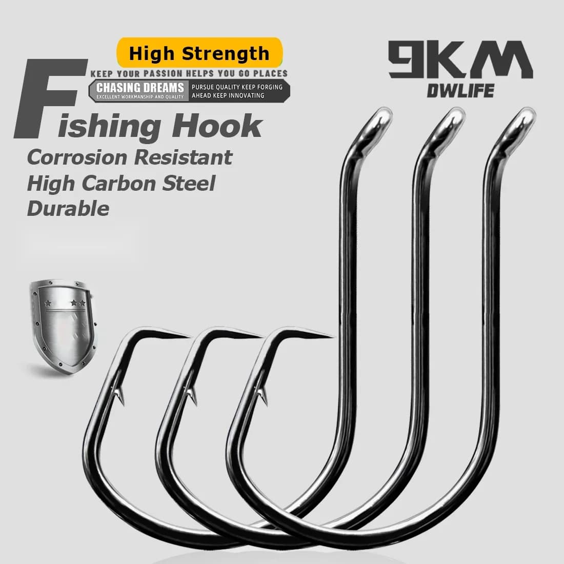 Offset-koukut (Circle Hooks), 25-50 kpl